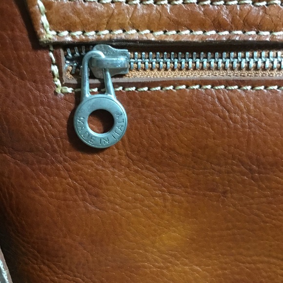 2X HOST PICK- CUOIO TOSCANA GENUINE LEATHER CROSSBODY BAG MADE IN ITALY - Picture 6 of 7